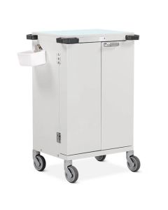 Bristol Maid Pharmacy Trolley - Double Door - Electronic Push Button Lock - 24 X Lp Trays