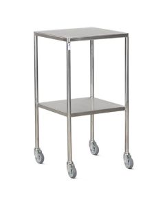 Bristol Maid Option - Room Divider - Dressing Trolley - Stainless Steel - 2 Shelf