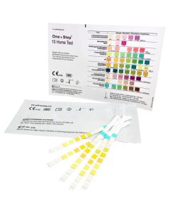 URINALYSIS TESTS - 5 sticks per foil pouch - 10 PARAMETER [Pack of 100]