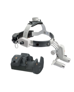 HEINE ML4 LED HeadLight Kit With HRP 6.0 x / 340mm Loupe- 2 x mPack UNPLUGGED + Wall mounted EN 50 UNPLUGGED charger [Pack of 1]