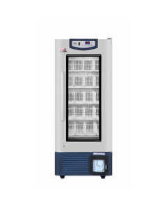 Blood Bank Refrigerator, Upright, Glass Door, Led Display, Baskets 2-6 Degrees Celsius, 358l Capacity