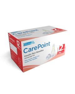 GLUCORX CAREPOINT PEN NEEDLE 12MM/29G [Pack of 100]