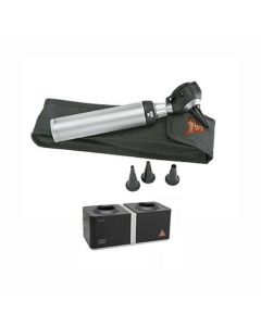 HEINE K180 XHL Fiber Optic Otoscope Set, BETA 4 NT Rechargeable Handle, NT 4 Table 
