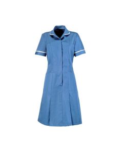 Classic Collar Dress - Hospital blue