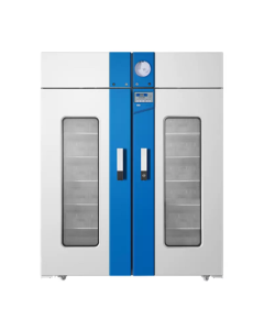 Blood Bank Refrigerator, Upright, Glass Door, Led Display, Shelves And Baskets, 2-6 Degrees Celsius, 1369l Capacity