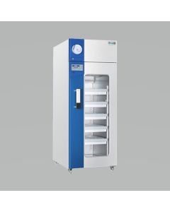 Blood Bank Refrigerator, Upright, Glass Door, Led Display, Shelves And Baskets, 2-6 Degrees Celsius, 429l Capacity