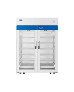 Pharmacy Refrigerator, Upright, Double Glass Door, Touch Screen, 4 Degrees Celsius,1099l Capacity