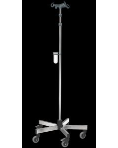 Provita IV-Pole, Stainless Steel, One Hand Adjustment, With Weighted Base, Mono 80 mm I-I12211