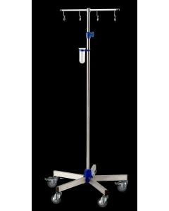 Provita IV-Pole, Stainless Steel, Screw Adjustment, With Weighted Base, Metal 75 mm I-I13225