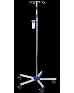 Provita IV-Pole, Chromed, One Hand Adjustment, Twin 50 mm I-N41112