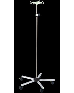 Provita IV-Pole, Chromed, Screw Adjustment, Black & Fluorescent