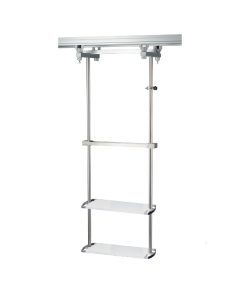 Provita Ceiling Carrier Unit With Two Device Shelfs, For Duorail I0100052