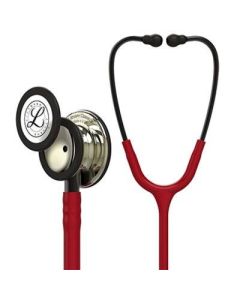 3M Littmann Classic III Monitoring Stethoscope 69cm Burgundy Tubing, Champagne Chestpiece [Pack of 1]