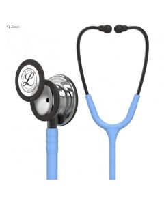 3M Littmann Classic III Monitoring Stethoscope 69cm Ceil Blue Tubing, Smoke Chestpiece, Smoke Stem [Pack of 1]