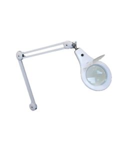 Opticlar Vera Magnifying LED Lamp White With Clamp
