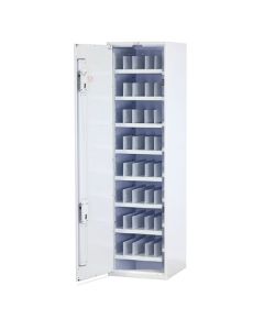 Bristol Maid Drug & Medicine Cupboard - L/H Hinge - 1870mm - Flat Shelves & Dividers - Digital Push Button Lock