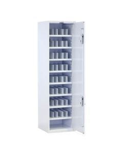 Bristol Maid Drug & Medicine Cupboard - R/H Hinge - 1870mm - Flat Shelves & Dividers - Digital Push Button Lock