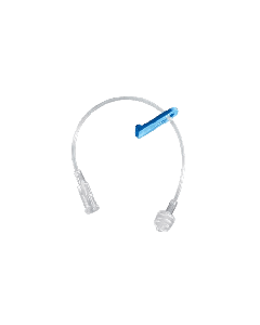 41 cm (16") Bifuse Ext Set w/2 MicroClave®, Check Valve, 0.2 Micron Filter, BCV-Clave®, Luer Lock[Pack of 50]