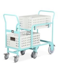 Bristol Maid Trolley - Medical Records - Transfer - Double Box - Duo