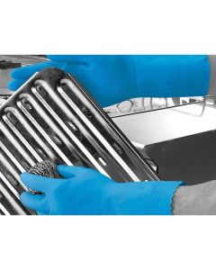 Optima Rubber Glove Blue Medium [Pack of 1]