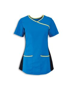 Women's stretch scrub top Blade blue Colour