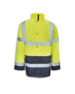 Hi-vis contrast trim coat