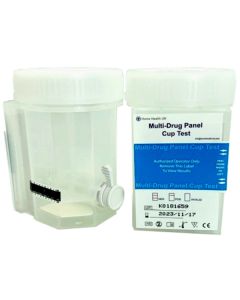 8 DRUG CUP TEST (COC/THC/OPI/AMP/MET/BZO/EDDP/BUP) [Pack of 25]