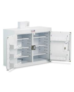 Bristol Maid Drug & Medicine Cabinet - 1000 X 300 X 600mm - Light - Standard & Door Shelves - Independent Locking Doors
