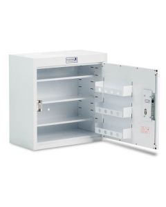 Bristol Maid Drug & Medicine Cabinet - 600 X 300 X 600mm - No Light - Standard & Door Shelves - R/H Hinge