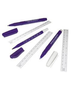 Skin Marker Standard Tip with Flexible Ruler [Pack of 25]  