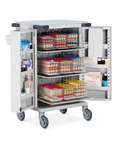 Bristol Maid Pharmacy Trolley - Double Door - High Security Bolt Lock - Blister Pack - 9 Frames