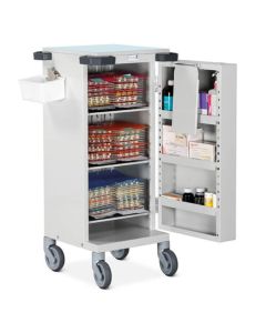 Bristol Maid Pharmacy Trolley - Single Door - High Security Bolt Lock - Blister Pack - 6 Frames