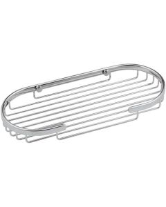 Remer Chrome on Brass Big Oval Soap Basket [Pack of 1]