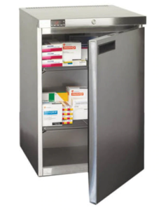 LABCOLD ADVANCED PHARMACY REFRIGERATOR, 150L, glass door, s/steel