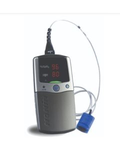 Nonin Palmsat 2500A Handheld Pulse Oximeter with Alarms Includes Adult Soft SpO2 Sensor and Carry Case