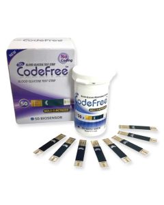 SD Codfree Blood Glucose Test Strips [Pack of 50] 