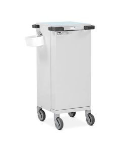 Bristol Maid Pharmacy Trolley - Single Door - Electronic Push Button Lock - 6 Drawers