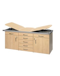 Sunflower Specialist Couch System with Two Drawerline Units & One Drawer Pack in Maple Finish [Pack of 1]