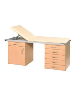 Sunflower Specialist Couch System with One Drawerline Unit & One Drawer Pack in Beech Finish Sun-CS3B