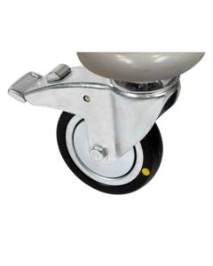Sunflower Anti-static Braked Castors (front 2) for Sunflower Surgical Trolley SUN-LC1A [Pack of 1]
