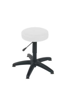 Gas-lift Stool with Glides-White