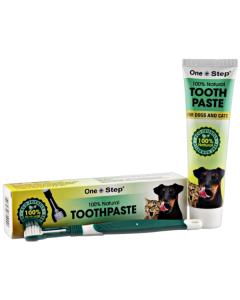 One Step Pet Toothpaste & Toothbrush [Pack Of 2]