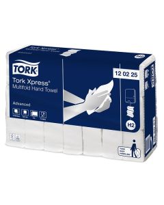 TORK XPRESS MULTIFOLD HAND TOWEL 2PLY WHITE 180 SLEEVES [PACK OF 1]