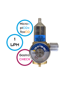 ToxCO Calibration Kit - 12L Cylinder (50ppm Carbon Monoxide, Balance Air), Fine Control Valve and Calibration Adaptor