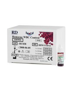 HemoCue WBC TOTAL control solution level 1,2,3 (Not for DIFF) [Pack of 3]