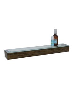 Wireworks Dark Oak Shelf with Glass Top [Pack of 1]