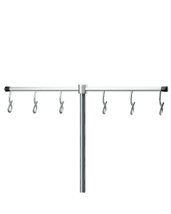 Provita Bottle Bar, Stainless Steel, Length 600 mm, 6 Hooks