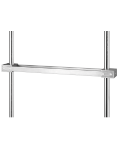 Provita Medical Rail, Double, 2 Clamps For Round Tube Dia. 25 mm, Stainless Steel / Aluminium, Length 600 mm