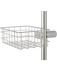 Provita Utensils Basket 300 x 200 x 100 mm, With Quick-Hand-Fastener, Stainless Steel / Aluminium, Silver