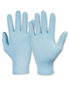 NITRILE GLOVES NON-STERILE WHITE - SMALL  [PACK OF 100] 